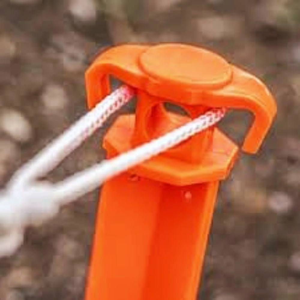 Sand Tent Stakes for Beach Camping, Pop-up Canopy Ground Anchor - Pack of Six Large Heavy Duty 16" Inch Ground Pegs for Snow Sand Dirt Clay 40cm Garden Landscaping Backyard Stakes Built to Last (6)