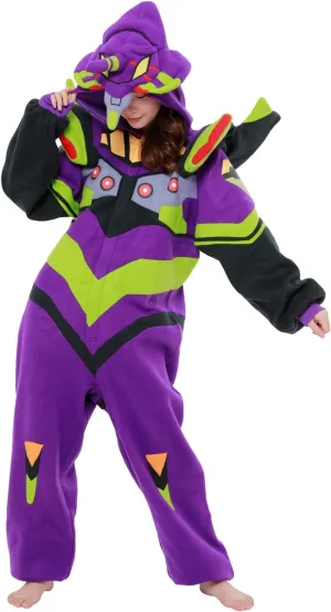 SAZAC Kigurumi - Evangelion Unit-01 - Eva-01 - Onesie Jumpsuit Halloween Costume - Adult