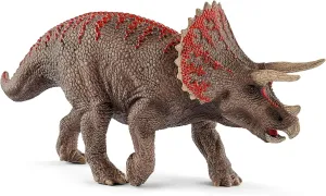 Schleich Dinosaurs - 4" Realistic Triceratops Dinosaur Figure - Educational Jurassic Dino Toy Figurine for Boys and Girls - Durable Montessori Educational Animal Toy for Kids Ages 4  | 15000