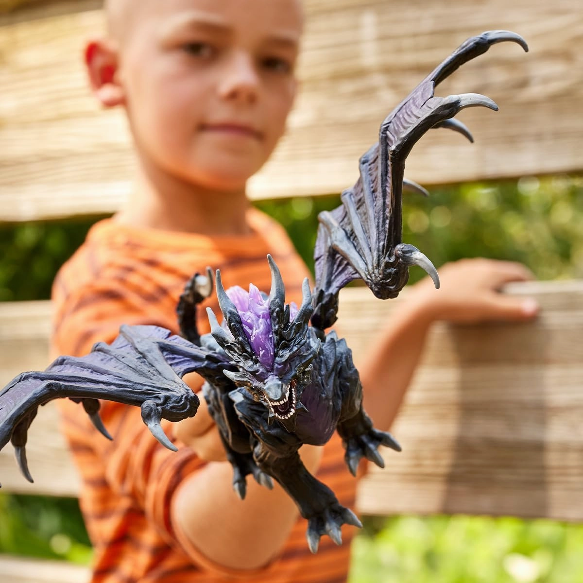 Schleich Eldrador Dragon Toy for Boys and Girls, Shadow Dragon Action Figure with Movable Wings, Ages 7 