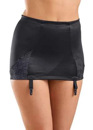 Sheath with tulle and lace suspenders