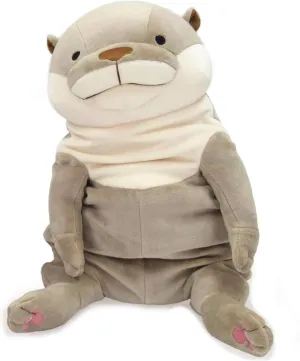 Shinada Global Ultra Soft Mochi Otter Plush – 11.8'' Adorable Stuffed Animal Pillow, Cute & Fluffy Otter Plush Toy for Kids & Adults, Birthday Gift & Bedroom Decor
