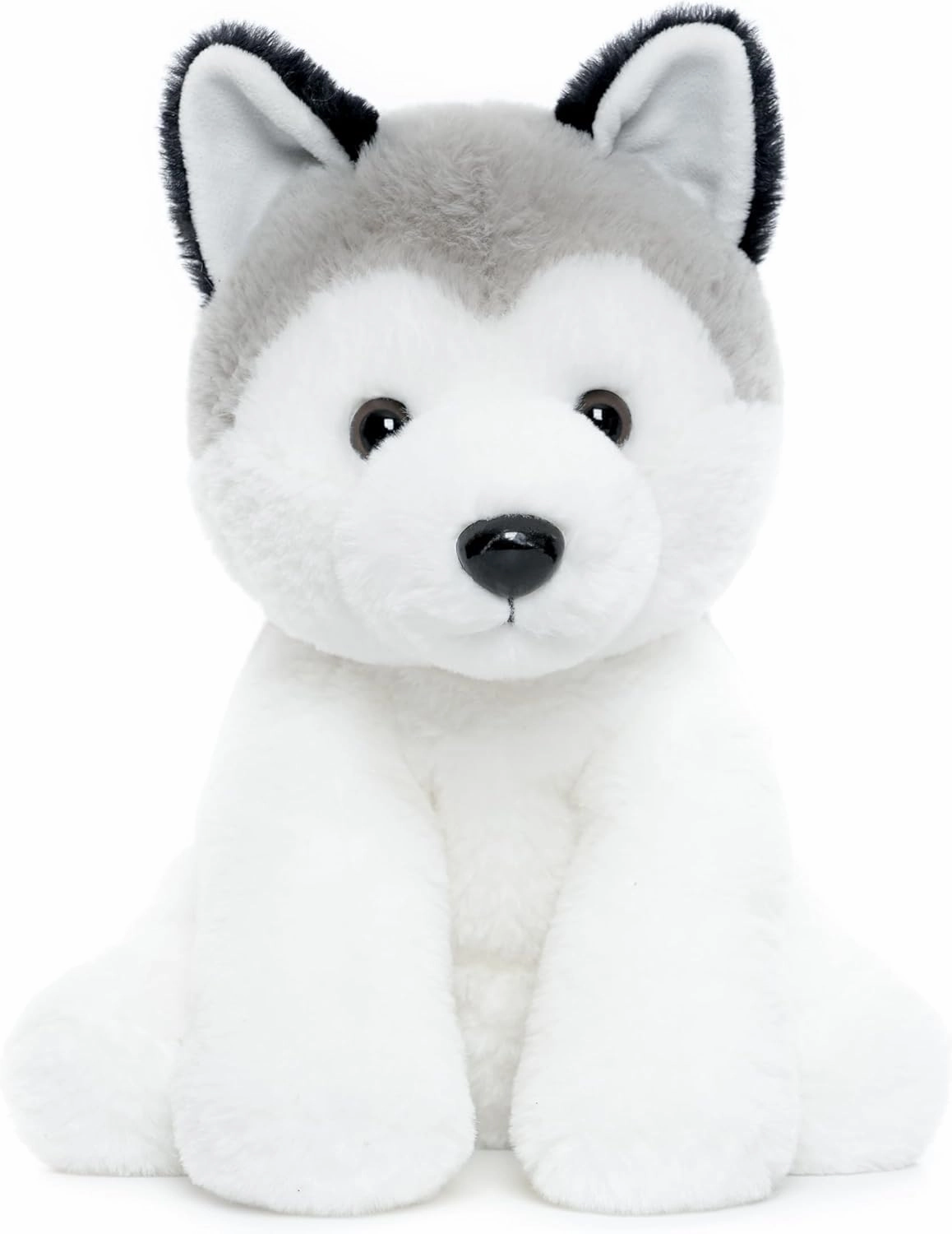Siberian Husky Stuffed Animals, Soft Puppy Stuffed Dogs Plush Toy for Kids, Girls, Boys, Baby, Birthday, Bedtime Gift, 12 inches