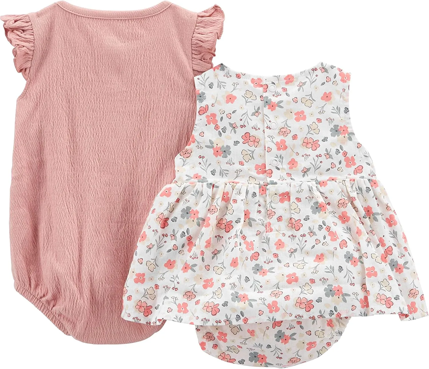 Simple Joys by Carter's baby-girls 2-pack Sleeveless Rompers