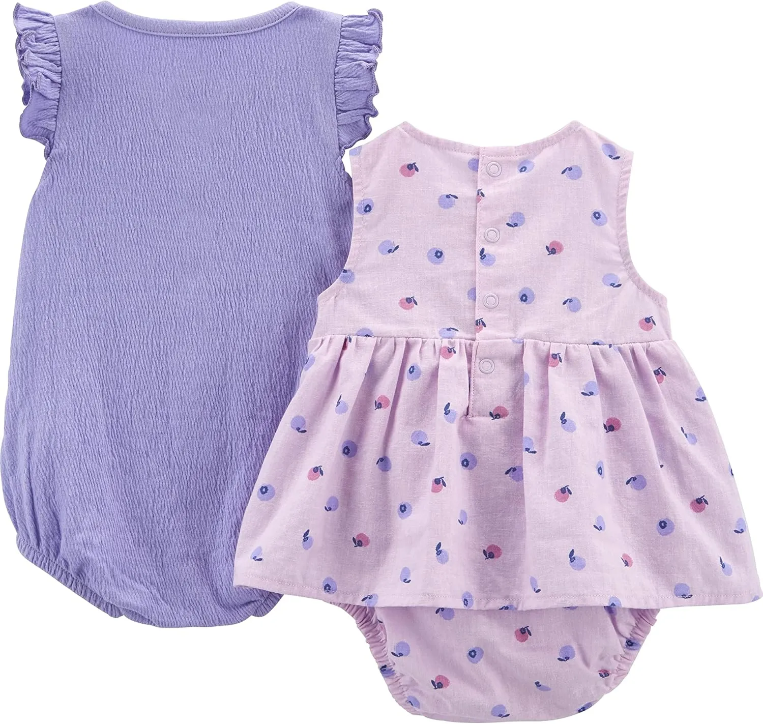 Simple Joys by Carter's baby-girls 2-pack Sleeveless Rompers