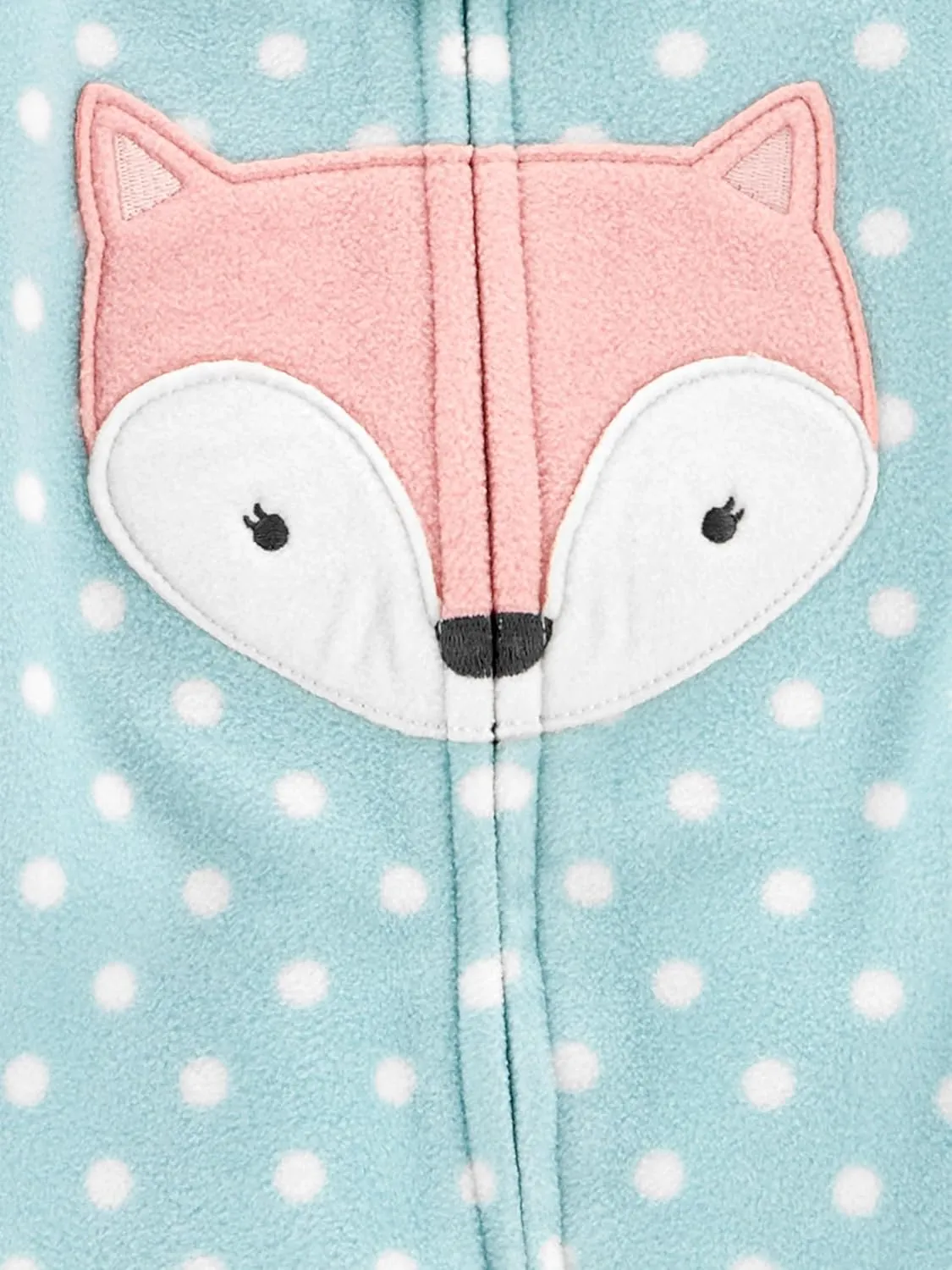 Simple Joys by Carter's Baby Girls' Fleece Footed Sleep and Play, Pack of 2