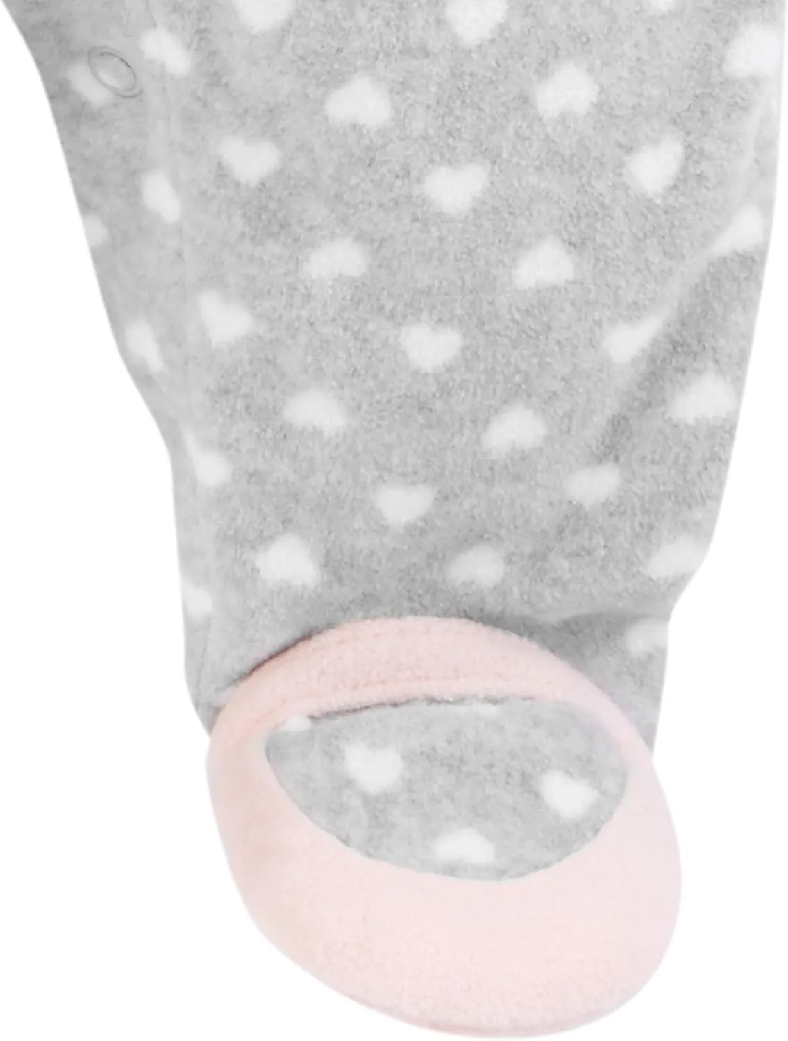 Simple Joys by Carter's Baby Girls' Fleece Footed Sleep and Play, Pack of 2