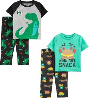 Simple Joys by Carter's Boys' 4-Piece Poly Pajamas