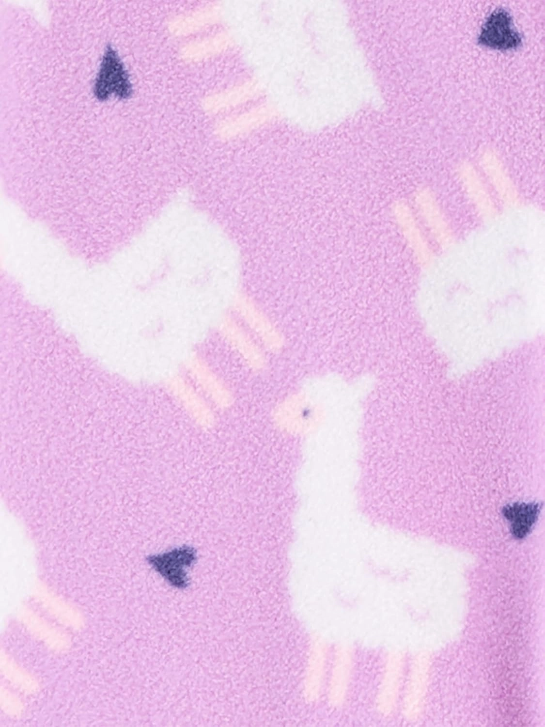 Simple Joys by Carter's Baby Girls' Fleece Footed Sleep and Play, Pack of 2