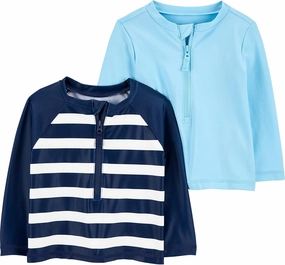 Simple Joys by Carter's Boys' 2-Pack Assorted Rashguard Sets