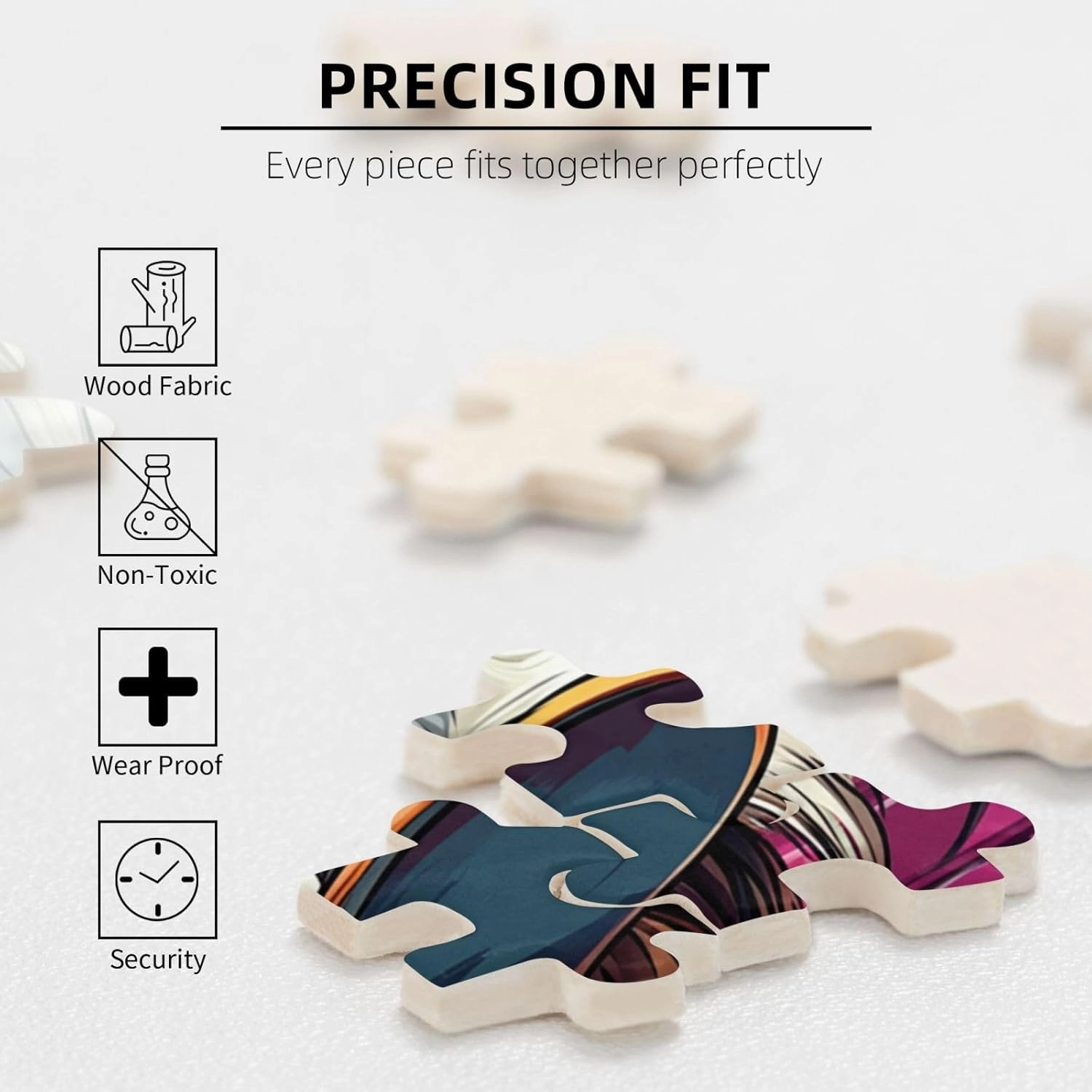 Skateboarding Dog Jigsaw Puzzles 1000 PCS,Fun Animal Art for Home Decor Wooden Puzzle,Challenging Brain Game & Funny Gift for Pet Lovers,Gift Suitable Family Friends