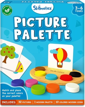 Skillmatics Educational Game - Picture Palette, Preschool Learning Toy for Toddlers, Educational Toy for Kids, Gifts for Girls & Boys Ages 3, 4, 5, 6