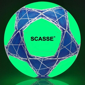 Soccer Ball Holographic Size 4 & Size 3-Flash Reflective Glowing Soccer Balls with Pump and Net Ball- Perfrct Gifts for Men,Kids,Boys & Girls