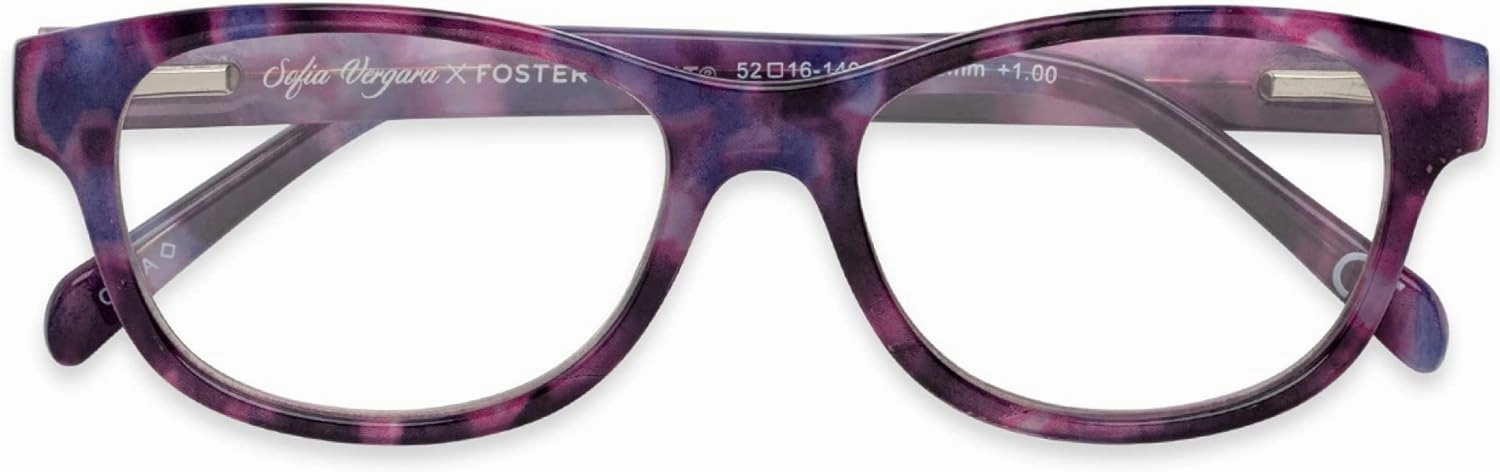 Sofia Vergara x Foster Grant Linda Blue Light Multi Focus Reading Glasses Rectangular