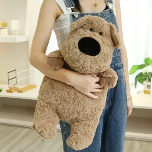 Soft Stuffed Animal Funny Pillow:Cute Dog Plush Sleeping Hugging Pillow for Kids Pillow Kitten Dolls Plush Toy Cuddly Gift for Girls Sense of Humor(17.7in)