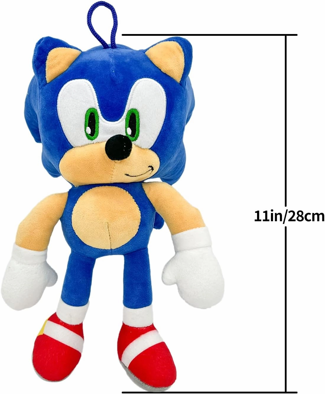 Sonic Plush Doll,The Hedgehog 2 The Movie Plush,Knuckles Sonic Plush Toy,Shadow Stuffed Animals Plush Pillow,Gift for Kids (4pcs)