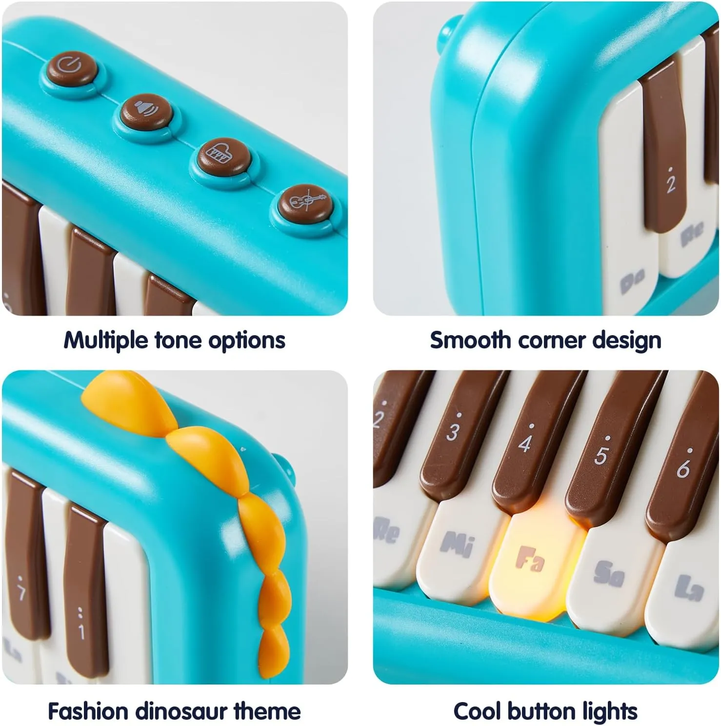 Sound Toys for Baby Boys Girls, Baby Keyboard Piano Toy Sensory Toys Interactive Toys Musical Learning Toys Birthday Present Gift for Kid Toddler Age 12-18 18-24 Months 1 2 3 Years Old Babies