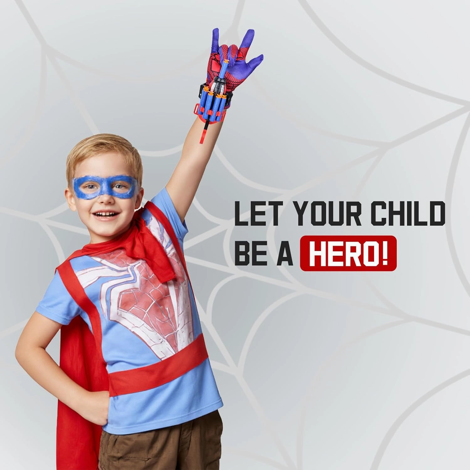 Spider Web Slinger, Spiders Web Shooters Toys for 3-5 Year Old Kids, Superheroes Spider Wrist Launcher Role-Play Set Party and Birthday Gift for 4-5-6 Year Old Boys