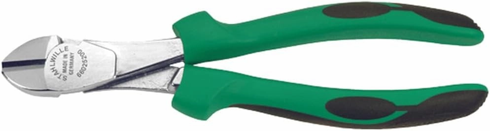 Stahlwille 66025160 Heavy Duty Side Cutters, L. 160mm, Alloy Steel, Form A, Chrome-plated Head, Multi-Component Handles with Soft Layers, Precision Cutting for All Wires, Made in Germany
