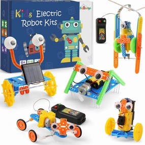 STEM Robotics Science Kits, Crafts for Boys 6-8 Girls 8-12, Robot Building Kit for Kids 8-10, Electronic Science Experiments Activities, Engineering Toys 7  6 7 8 9 10 11 12   Year Old Gifts