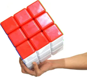 Super Cube 3x3x3 Big Cube, Stickerless Magic Cube, Speed Cube, 18cm Large Cube Puzzle Magic Cube Toy for Adults & Kids Ages 8 and up