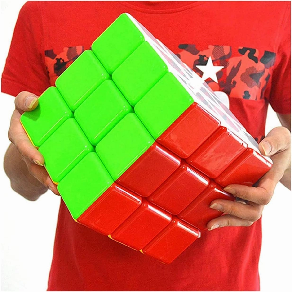 Super Cube 3x3x3 Big Cube Stickerless Speed Cube 18cm Large Cube Puzzle Magic Cube Toy
