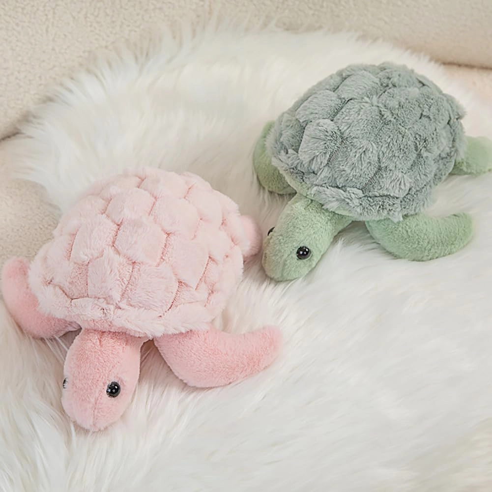 Super Cute Pink Sea Turtle Stuffed Animal-11in Soft Tortoise Plushies Toy,Birthday/Christmas Day Pillow Gifts for Kids & Girlfriend (Pink Blue, 15in)