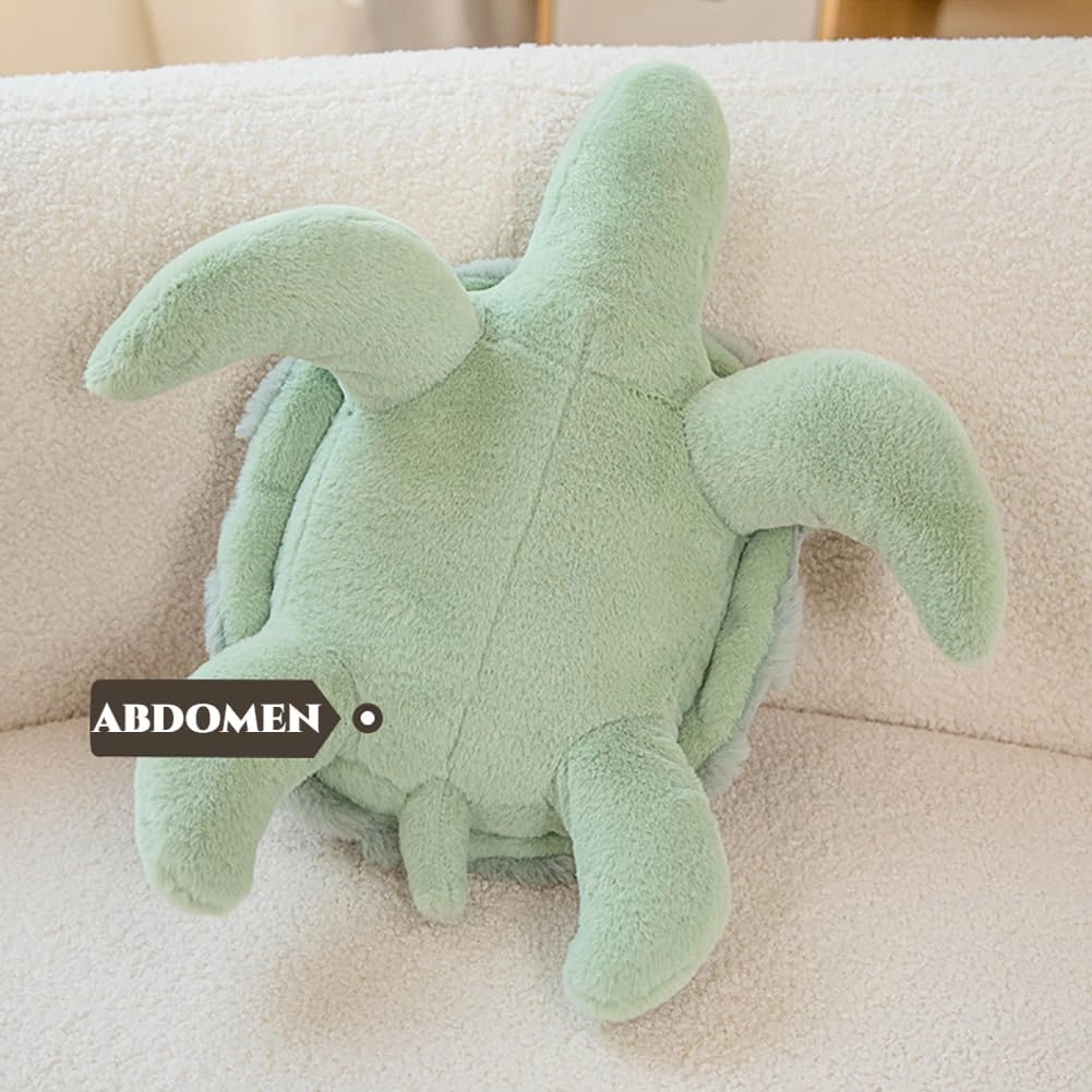 Super Cute Pink Sea Turtle Stuffed Animal-11in Soft Tortoise Plushies Toy,Birthday/Christmas Day Pillow Gifts for Kids & Girlfriend (Pink Blue, 15in)