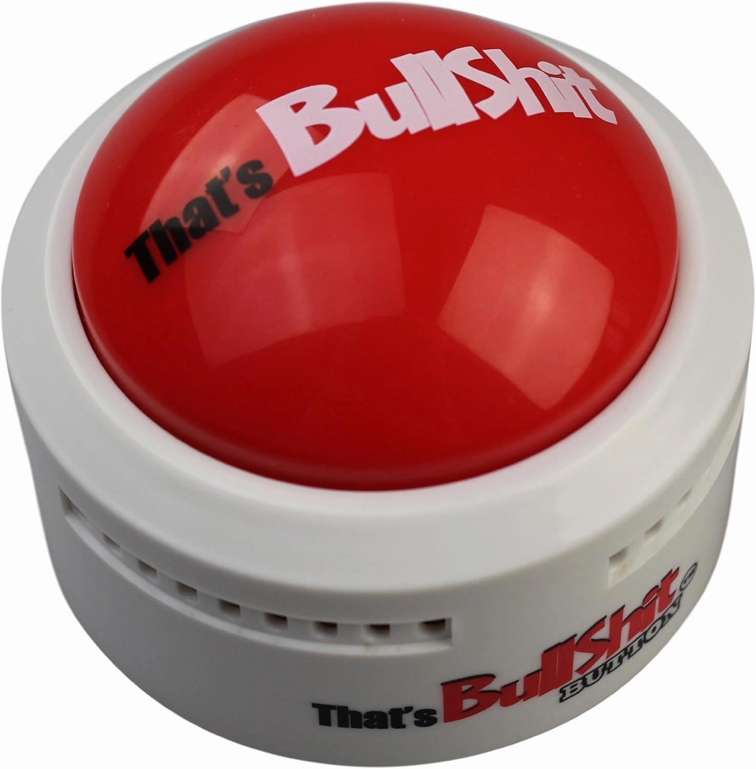 Talkie Toys Products That’s BS Button - Lights Up and Sound Effects - Fun Prank & Gag Gift