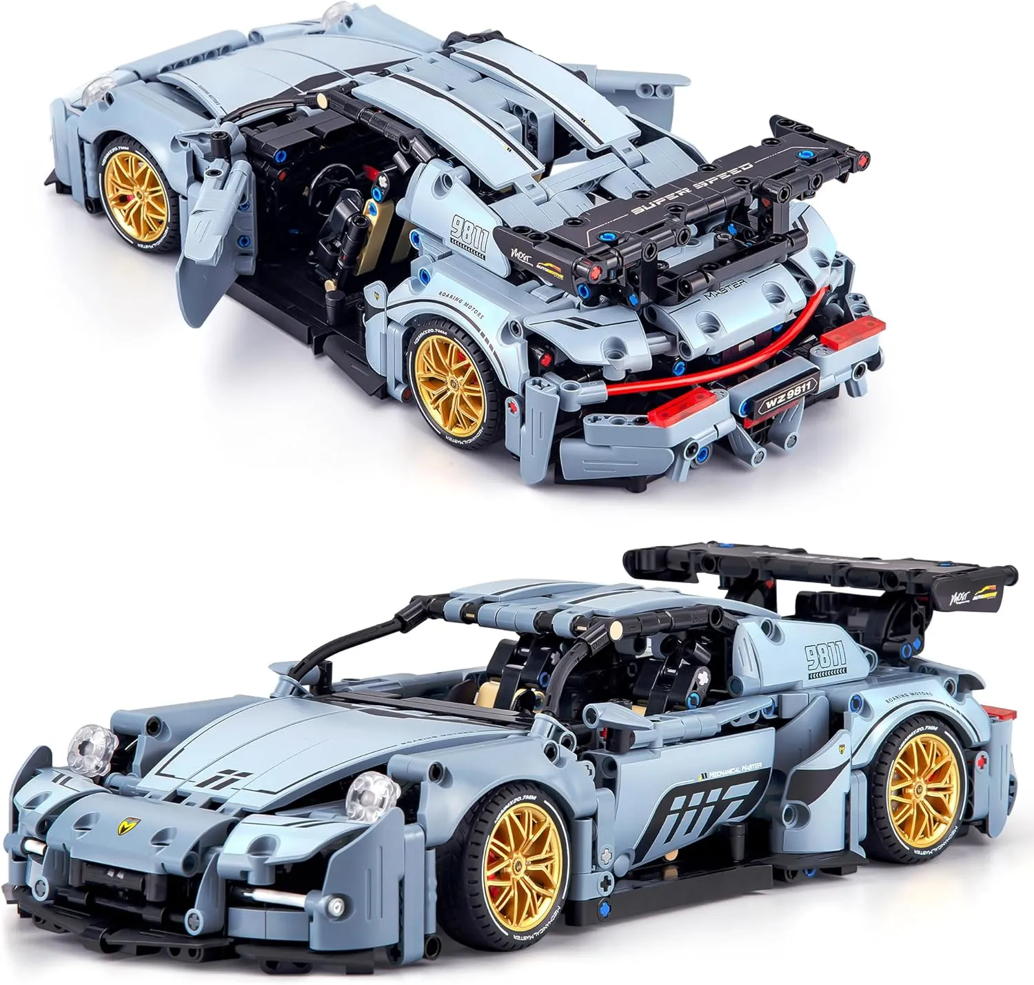 Technic Car Building Blocks Set for Adults, 1465 Pieces 1:14 Super Sports Car Model Building Kits, Racing Car Collectible Gifts for Men Teenagers Boys Aged 12 