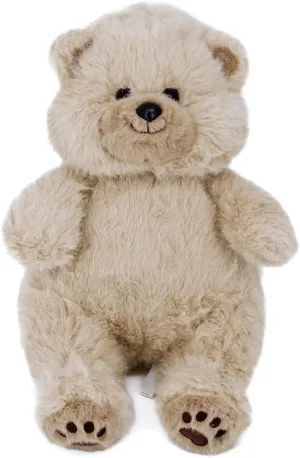Teddy Bear Plush Toy - 11 Inch Soft & Fluffy Stuffed Animal, Huggable Brown Toy Bear, Cuddly Gift for Kids, Toddlers & Plush Lovers, Adorable Stuffed Teddy, Washable & Ultra-Soft Bear