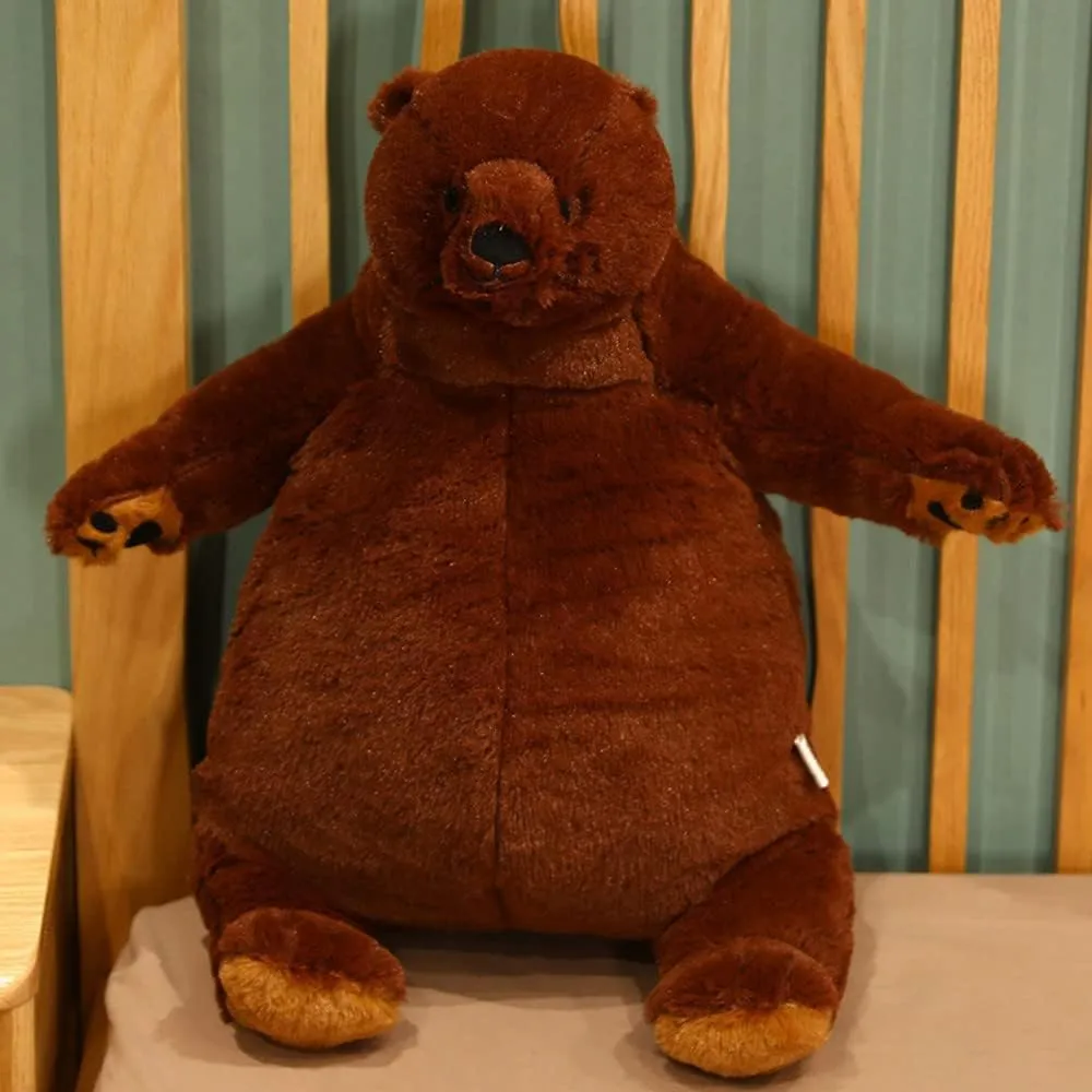 Teddy Bear Plush Toy Giant Bear Huge Cuddly Bear Giant Plush Dark Brown 31.5 inch/ 80 cm