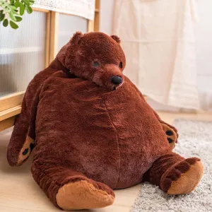 Teddy Bear Plush Toy Giant Bear Huge Cuddly Bear Giant Plush Dark Brown 31.5 inch/ 80 cm