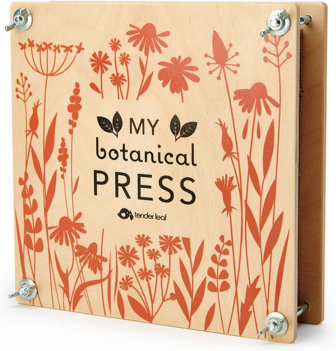 Tender Leaf Toys - My Botanical Press - 8.3 x 8.3 Inch 10 Layers Flower Press, DIY Dried and Preserved Flowers and Leaves, Plants Art & Crafts kit - Age 3 