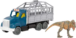 Terra by Battat – T-Rex Transport – Toy Dinosaur & Toy Truck with Lights, Sounds, & Movable Parts for Kids 3 