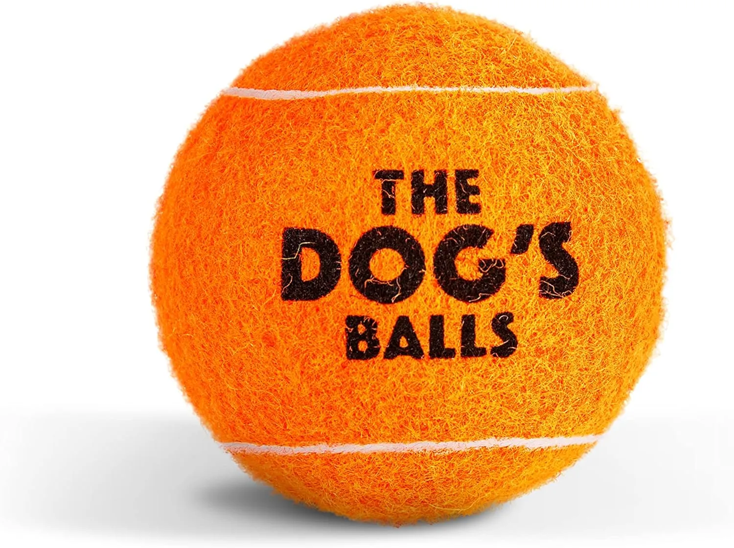 The Dog's Balls, Dog Tennis Balls, 12-Pack Orange, 2.5 Inches Diameter Dog Toy, Strong Dog & Puppy Ball for Training, Play, Exercise & Fetch