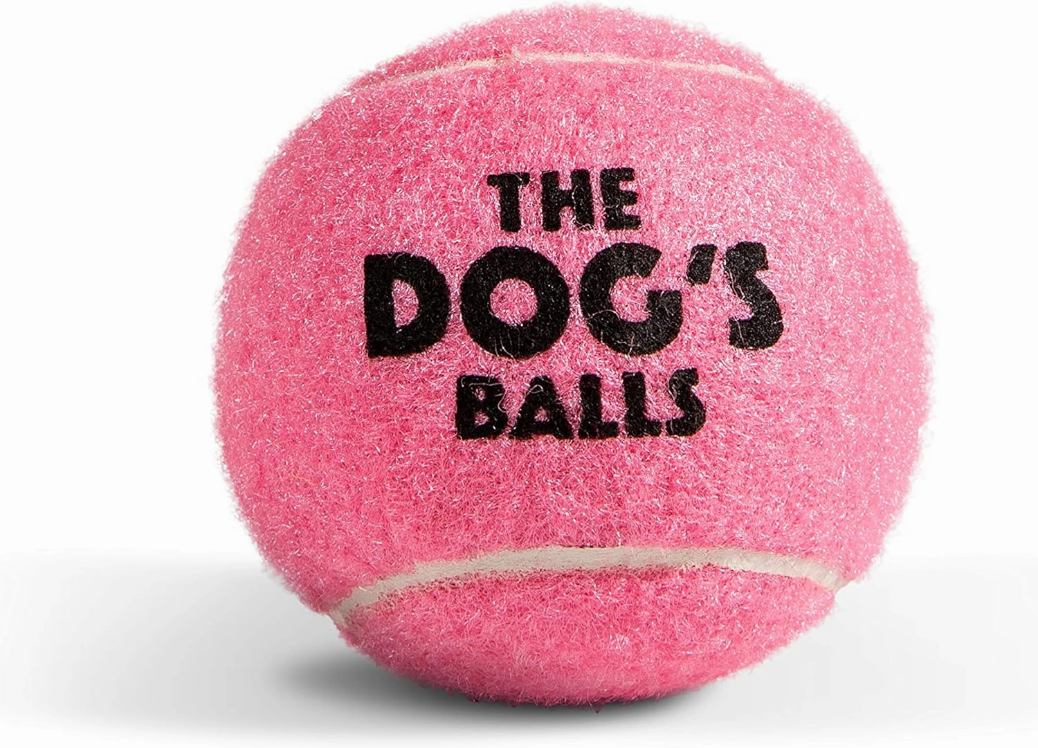 The Dog's Balls, Dog Tennis Balls, 12-Pack Pink, 2.5 Inches Diameter Dog Toy, Strong Dog & Puppy Ball for Training, Play, Exercise & Fetch