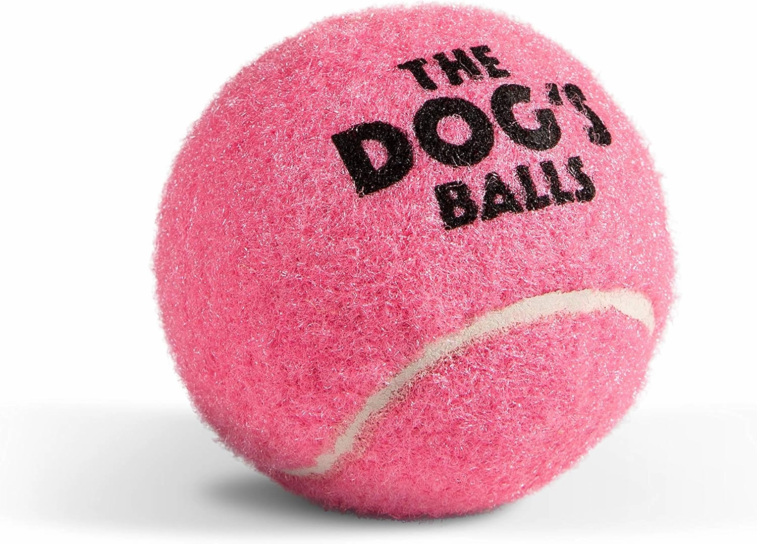 The Dog's Balls, Dog Tennis Balls, 12-Pack Pink, 2.5 Inches Diameter Dog Toy, Strong Dog & Puppy Ball for Training, Play, Exercise & Fetch