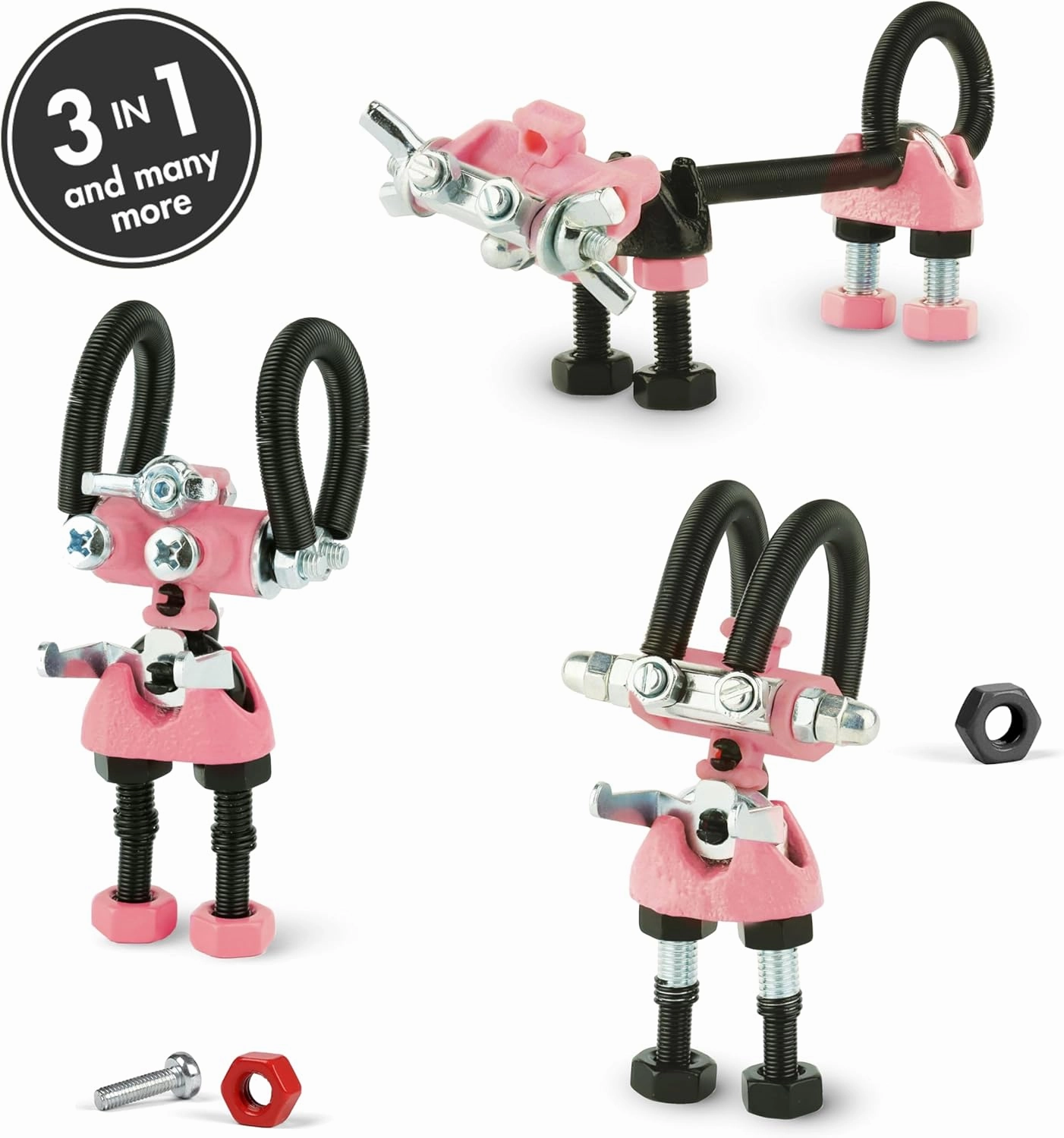 The Off Bits JoyBit Build Your Own Robot Toy Construction Set, Educational Easter Gift Ideas STEM Activities Learning Kit, Creative Build and Play Model Kit Steam Toys for 6 7 8 9 10  Year Old