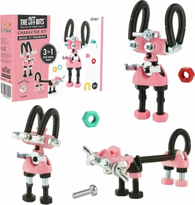 The Off Bits JoyBit Build Your Own Robot Toy Construction Set, Educational Easter Gift Ideas STEM Activities Learning Kit, Creative Build and Play Model Kit Steam Toys for 6 7 8 9 10  Year Old