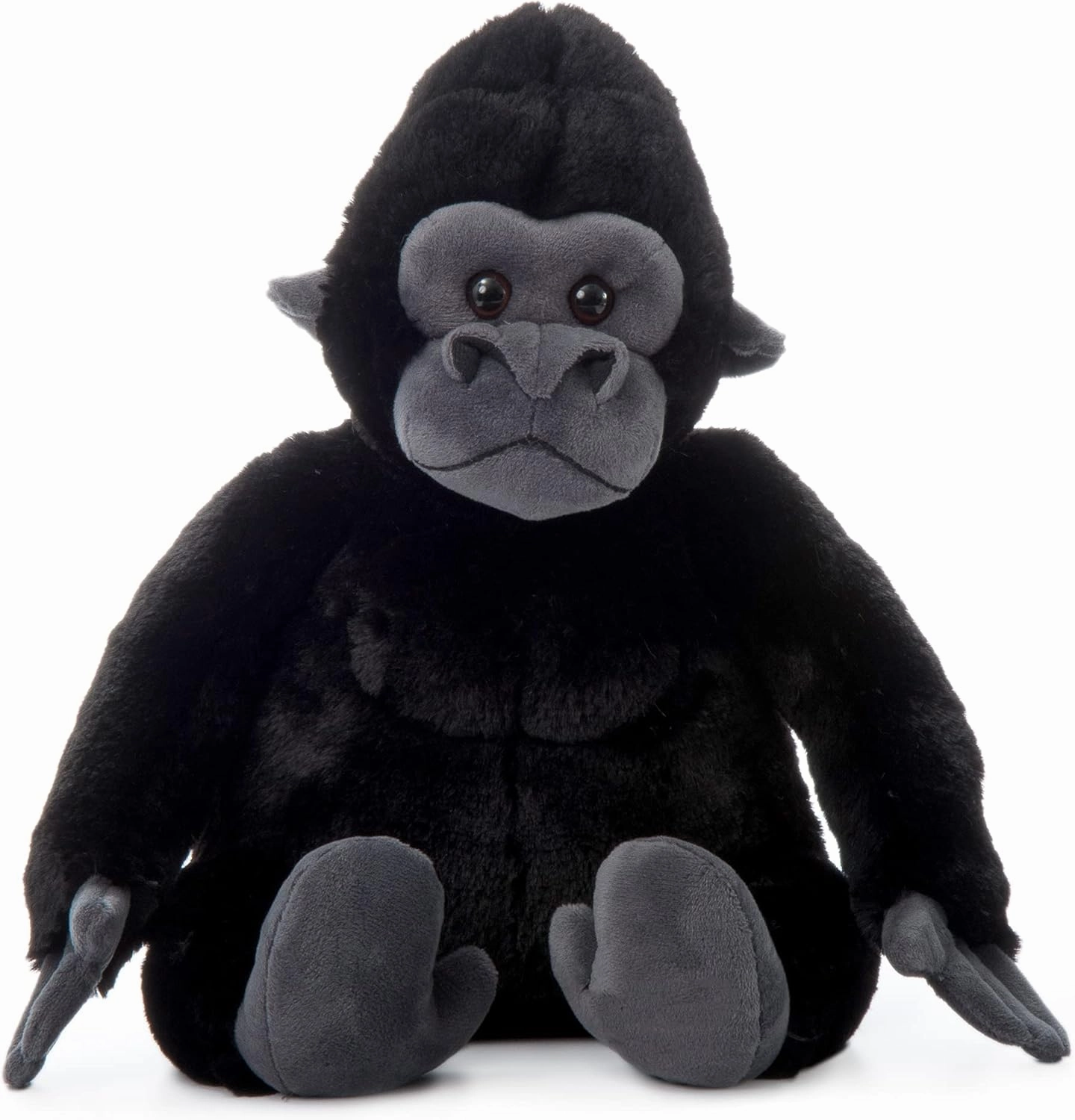 The Petting Zoo Gorilla Stuffed Animal, Gifts for Kids, Wild Onez Zoo Animals, Gorilla Plush Toy 12 inches