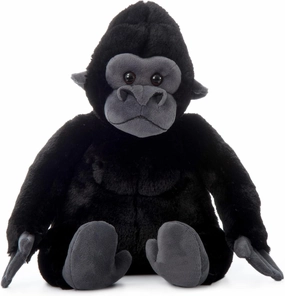 The Petting Zoo Gorilla Stuffed Animal, Gifts for Kids, Wild Onez Zoo Animals, Gorilla Plush Toy 12 inches