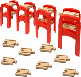 Thomas & Friends Wooden Train Bridges & Track Accessories - Compatible with All Major Brands - For Girls & Boys