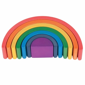 TickiT Wooden Rainbow Architect Arches - Nesting Puzzle - Stacking Blocks for Ages 1 