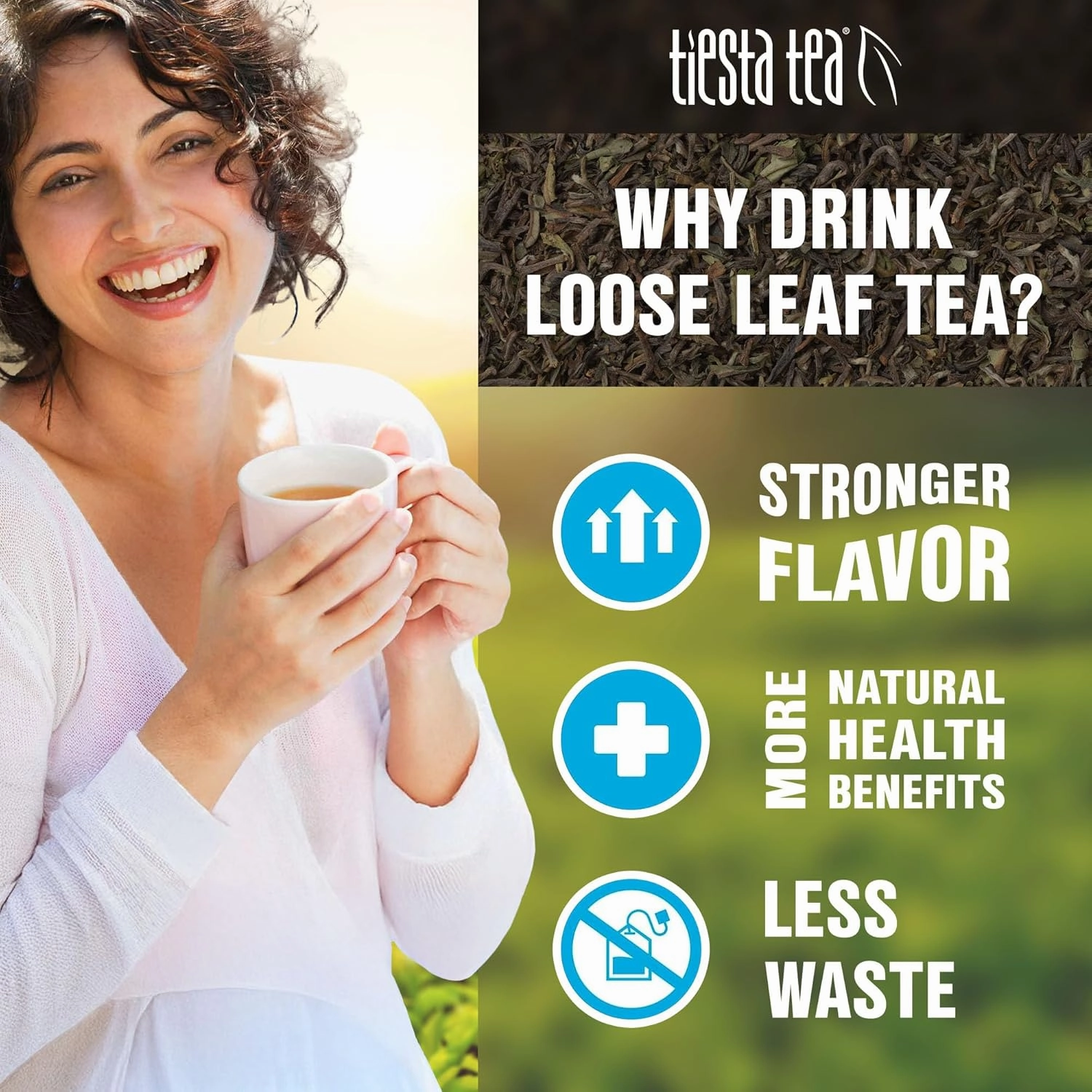Tiesta Tea - Lemon Ginger Turmeric | Loose Leaf | Lemon Ginger Herbal Tea | Premium Non-Caffeinated Herbal Blend | Make Hot or Iced & Brews Up to 200 Cups | 16 Ounce Resealable Bulk Pouch