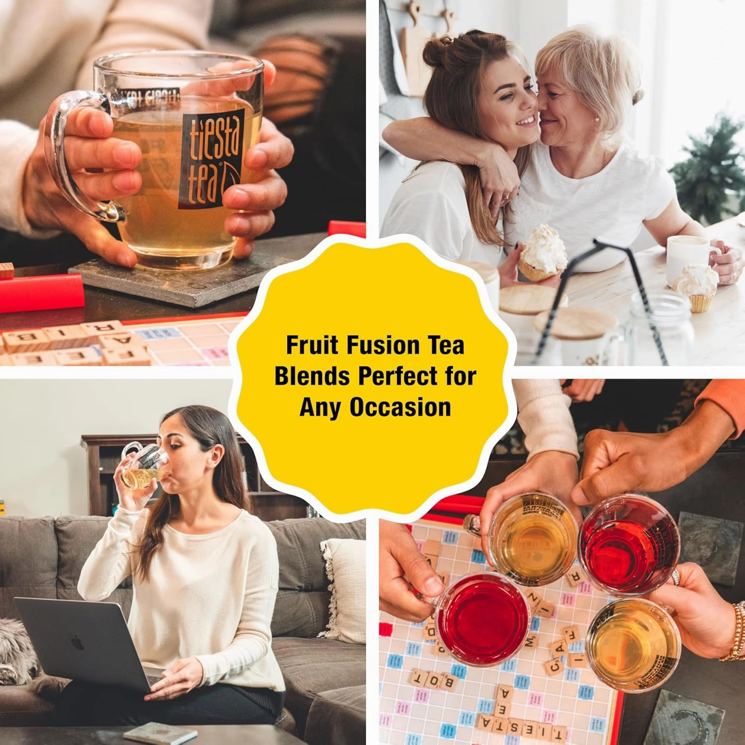 Tiesta Tea - Lemon Ginger Turmeric | Loose Leaf | Lemon Ginger Herbal Tea | Premium Non-Caffeinated Herbal Blend | Make Hot or Iced & Brews Up to 200 Cups | 16 Ounce Resealable Bulk Pouch