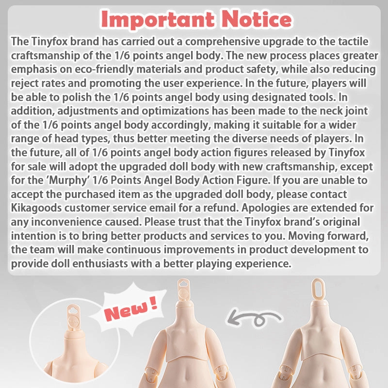 TinyFox 'Petite Strawberry - Meira' 1/6 Points Angel Body Action Figure【Shipped in Nov./Dec. 2025】