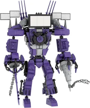 Toilet Blocks Toys TV Man Building Blocks Toys,Construction Playset Blocks Action Figure Building Blocks for Adults Kids 474 PCS
