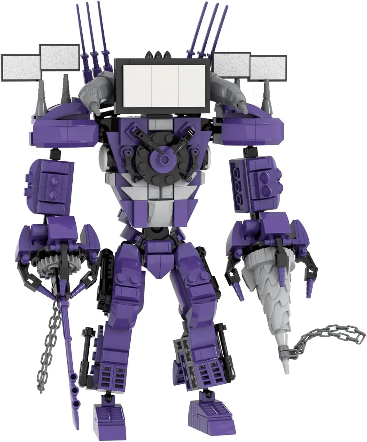 Toilet Blocks Toys TV Man Building Blocks Toys,Construction Playset Blocks Action Figure Building Blocks for Adults Kids 474 PCS