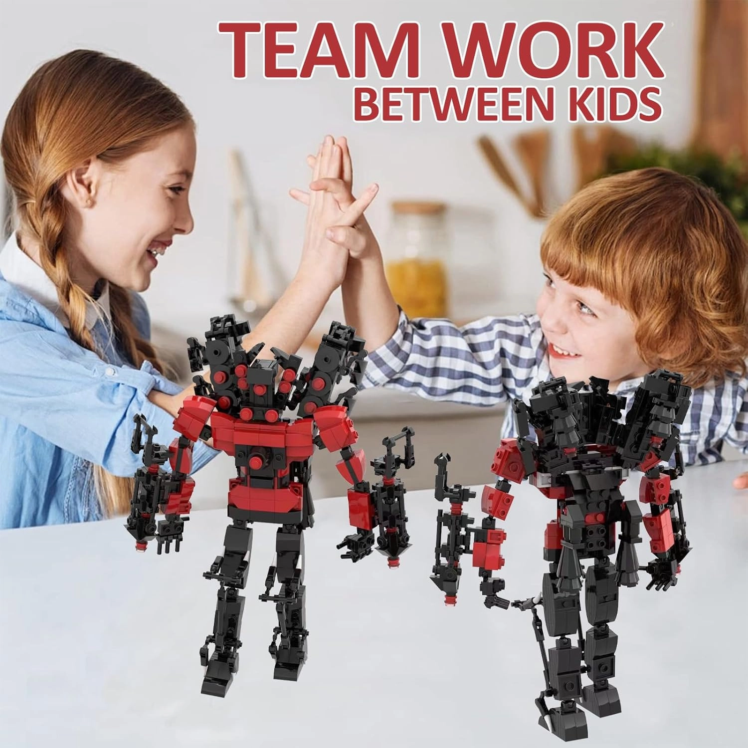 Toilet Blocks Toys TV Man Building Blocks Toys,Construction Playset Blocks Action Figure Building Blocks for Adults Kids 575PCS